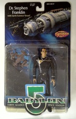 RJ0215: AUTOGRAPHED: Babylon 5: Dr. Stephen Franklin: WB Toy: 20049: 1997