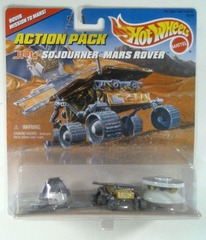 RJ0986: Hot Wheels: Action Pack: JPL Sojourner Mars Rover: Mattel: 16145: 1996: NIB