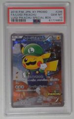 V0100: 2016 Luigi Pikachu - 296/XY-P - Full Art - Luigi Pikachu Special Box - PSA: 10: Mint: 61774859