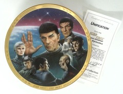 RJP136: Star Trek: The Next Generations Episodes Plate Collection: Unification: The Hamilton Collection: 0752E