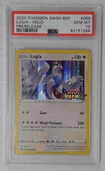 V0542: 2020: Lugia: SWSH069: Prerelease: Holo Promo: PSA: 10: GEM MT: 62751284