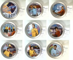 RJP022: Star Trek: The Twentieth-Year Anniversary Collection 1966-1986: Complete 9 Plate Set: Ernst: Matching #0233 of 1701