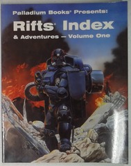 V00385: Rifts: Index & Adventures - Volume One: 823: 1996: READ DESCRIPTION