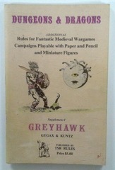 V00632: Greyhawk: Supplement I: Dungeons & Dragons: 4th Print