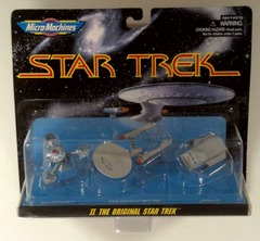 RJ0805: Star Trek: II: The Original: Micro Machines: Space: 3Pack: Galoob: 65825: 1996: NIB