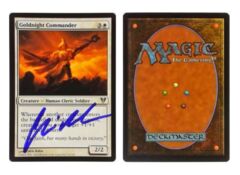 Goldnight Commander: V0391: Signed/Autographed: Chris Rahn: Purple