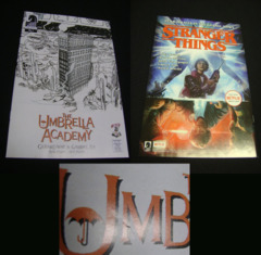 Umbrella Academy Hotel Oblivion #1 CBLDF SKETCH VARIANT 7.5 VF+ GERARD WAY GABRIEL BA