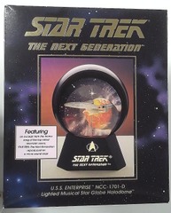 RJ1256: Star Trek: The Next Generation: U.S.S. Enterprise NCC-1701-D lighted  Musical Star Globe Halodome: Willitts Designs: 48051: 1993