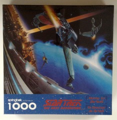 RJ1071: Star Trek: The Next Generation: Home to Qo'NoS: 1000 Piece Puzzle: Springbok: 1996: NIB