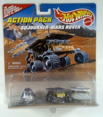 RJ0987: Hot Wheels: Action Pack: JPL Sojourner Mars Rover: Mattel: 16145: 1996: NIB