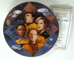 RJP068: Star Trek: 30 Years Plate Collection: Starfleet Security: The Hamilton Collection: 1586A