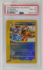 V0272: 2003: Azumarill: 4/147: Aquapolis: Reverse Holo Rare: PSA: 8: NM: 62751160