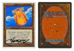 Kormus Bell: V0516: Signed/Autographed: Christopher Rush: Black