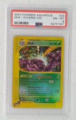 V0290: 2003: Muk: 23/147: Aquapolis: Reverse Holo Rare: PSA: 8: NM-MT: 62751347