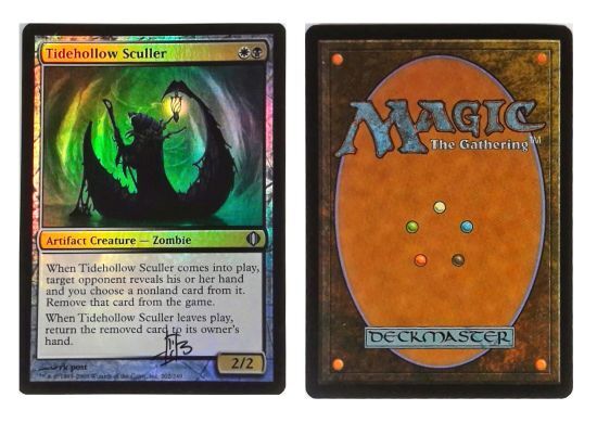 Tidehollow Sculler: V0974: Signed/Autographed: RK Post: Black