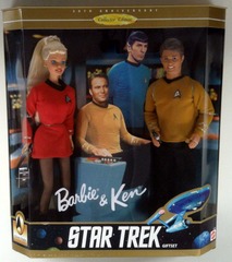 RJ0788: Star Trek: 30th Anniversary Barbie & Ken Giftset: Mattel: 15006: 1996: NIB