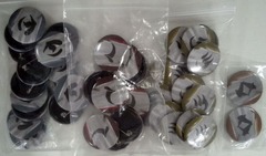 40x MTG: Khans of Tarkir Prerelease Clan Pin/Buttons: READ DESCRIPTION