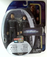 RJ0498: Star Trek: Nemesis: Riker & Troi 2-Pack: SDCC Exclusive 338 of 500: Art Asylum / Diamond Select: 2006: NIB