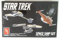 RJ0966: Star Trek: Space Ship Set: Model Kit: AMT ERTL: 6677: 1989