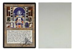 Knowledge Vault: V0028: Artist Proof: Autograph/Signature: Amy Weber: Black