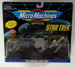 RJ0828: Star Trek: Micro Machines: Space: 3Pack: Galoob: 65825: 1994: NIB