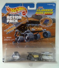 RJ1004: Hot Wheels: Action Pack: JPL Sojourner Mars Rover: Mattel: 16145: 1997: NIB