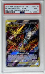 V0722: 2019: Moltres & Zapdos & Articuno GX: SM210: Elite Trainer Box: PSA: 9: MINT: 74165554