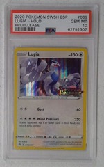 V0541: 2020: Lugia: SWSH069: Prerelease: Holo Promo: PSA: 10: GEM MT: 62751307