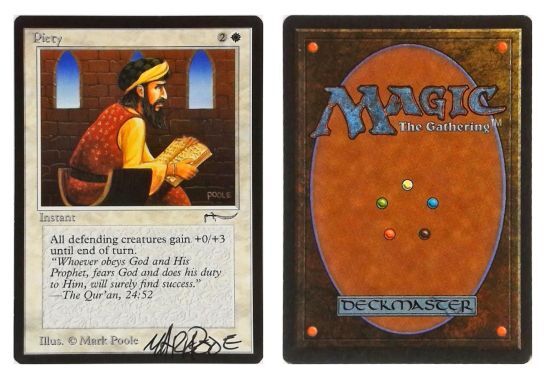 Piety: V0711: Signed/Autographed: Mark Poole: Black