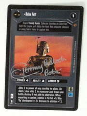 Bob Fett: V1131: Signed/Autographed: Jeremy Bulloch: Silver