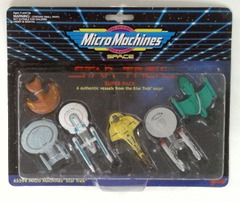 RJ0543: Star Trek: Micro Machines Space: Super Pack: 65594: Galoob: 1995