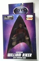 RJ0244: Star Trek: The Next Generation: 20th Anniversary: Commander William Riker with Command Chair: Art Asylum / Diamond Select: 2007: NIB