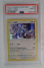 V0515: 2020: Lugia: SWSH069: Prerelease: Holo Promo: PSA: 10: GEM MT: 62751306