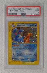 V0362: 2003: Azumarill: H4/H32: Aquapolis: Holo Rare: PSA: 9: Mint: 62751459