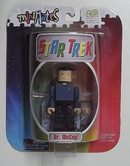 RJ1399: ERROR: Star Trek: MiniMates: Spock Figure on McCoy Card: Art Asylum: 87450: 2002