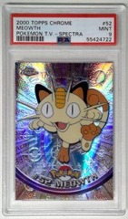 V0744: 2000: Meowth: 52: Pkemon T.V. - Spectra: PSA: 9: MINT: 55424722