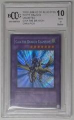V0020: 2002 Gaia the Dragon Champion - LOB-125 - Unlimited - Legend of Blue Eyes White Dragon: BCCG: 10: Mint or Better: 0001086