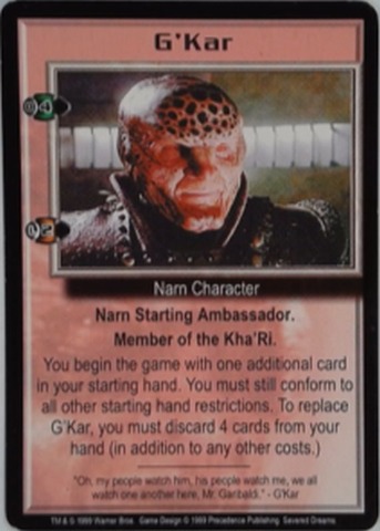G'Kar - Rare
