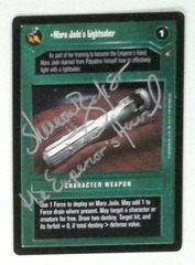 Mara Jade's Lightsaber: V1139: Signed/Autographed: Shannon McRandle: Silver