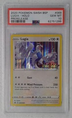 V0536: 2020: Lugia: SWSH069: Prerelease: Holo Promo: PSA: 10: GEM MT: 62751281