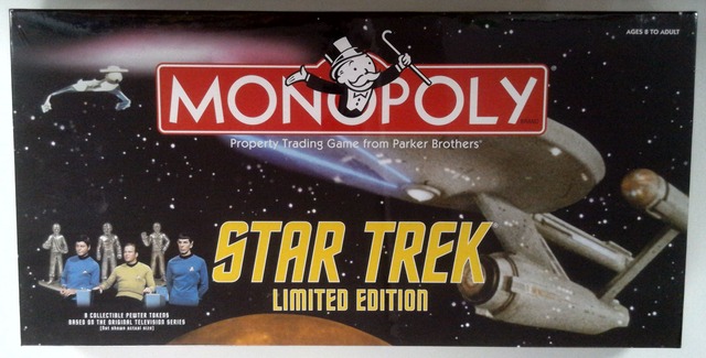 RJ0522: Star Trek:Limited Edition Monopoly: Hasbro: 2000