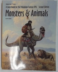 V00485: Monsters & Animals: Palladium Books: 454: 1998: READ DESCRIPTION
