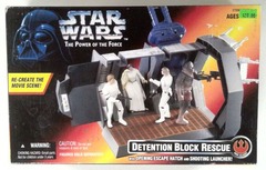 V0098: Star Wars The Power of The Force: Detention Block Rescue w/ Opening Escape Hatch and Shooting Launcher: 1996