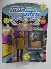 RJ1102: Star Trek: The Next Generation: LT. Commander Geordi La Forge In Dress Uniform: Playmates: 6026: 1993