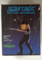 RJ0852: Star Trek: The Next Generation: Lieutenant Worf: Vinyl Model Kit: GEOmetric Design: 1992: NIB