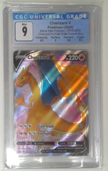 V0236: 2020: Charizard V: SWSH050: Black Star Promo: CGC: 9: Mint: 3783757019