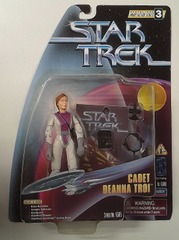 RJ6243: ERROR: Star Trek: Cadet Beverly Howard Crusher on Cadet Deanna Troi Card: Playmates: 65115: 1997