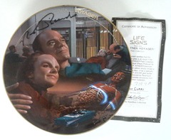 RJP052: AUTOGRAPHED: Star Trek: Voyager Plate Collection: Life Signs: The Hamilton Collection: 2169A