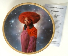 RJP079: Star Trek: The Next Generation 5th Anniversary Plate Collection: Guinan: The Hamilton Collection: 0418A