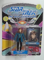 RJ6096: ERROR: Star Trek: The Next Generation: Cadet Wesley Crusher Card w/ Beverly Crusher Figure: Playmates: 602190: 1993